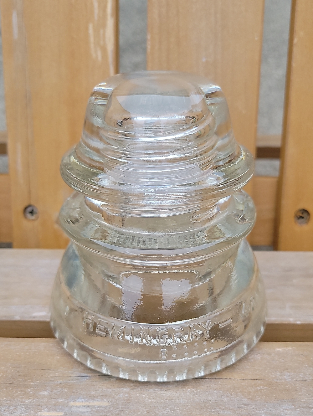 Hemingray - 42 Clear Glass Insulator